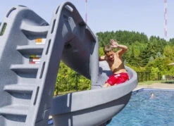 SR Smith Helix 2 Swimming Pool Slide 360 Degree Flume -Outdoor Products Series sr smith helix 2 swimming pool slide 22961.1549718856