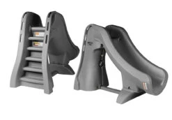 SR Smith SlideAway Portable Residential Swimming Pool Slide -Outdoor Products Series srs slideaway gray side back 07621.1561146435