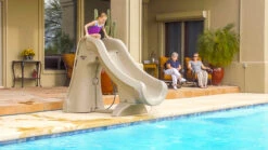 SR Smith SlideAway Portable Residential Swimming Pool Slide -Outdoor Products Series srs slideaway with model4 36997.1561146408