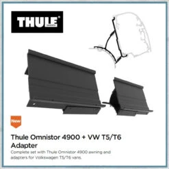 Thule Omnistor 4900 VW T5/T6 Campervan Awning And Bracket Kit -Outdoor Products Series t5t6 adapterbracket 90117.1553002975