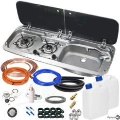 Dometic Smev 9222 Hob And Sink Campervan Conversion Universal Kit Inc Template -Outdoor Products Series uni kit right 04704 28597.1657009029