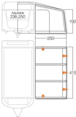 Vango Varkala Connect Caravan Airbeam Awning 22 Vango Varkala Connect Caravan Airbeam Awning -Outdoor Products Series vango 2018 awnings floorplan varkala 420 43228.1511266960
