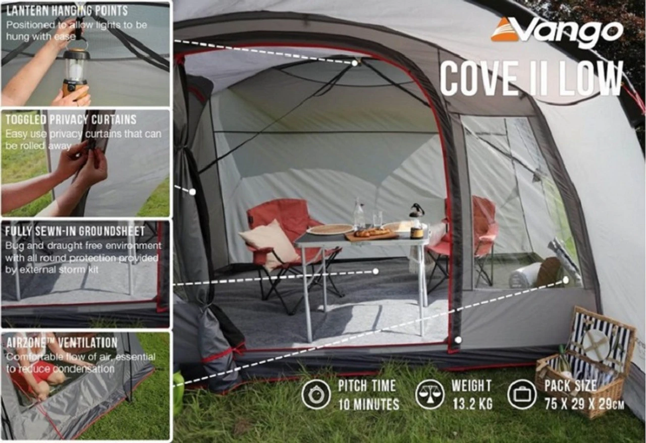 Vango Cove II Poled Drive Away Campervan Awning - Low 8 Vango Cove II Poled Drive Away Campervan Awning - Low - Image 6