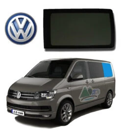 VW T5 T6 Bonded Privacy Glass Fixed Window - Rear Left Hand SWB