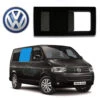 VW T5 T6 Bonded Privacy Glass Sliding Window - Front Right Hand