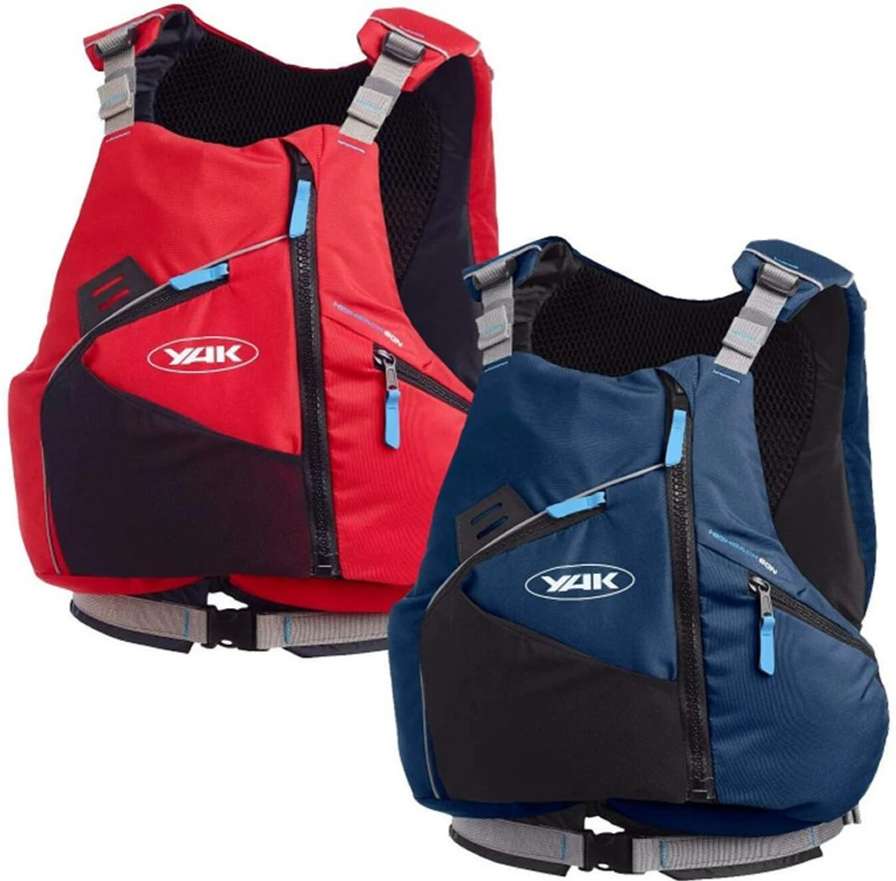 YAK High Back Buoyancy Aid 60N Red Or Navy - Watersports PFD 3 YAK High Back Buoyancy Aid 60N Red Or Navy - Watersports PFD