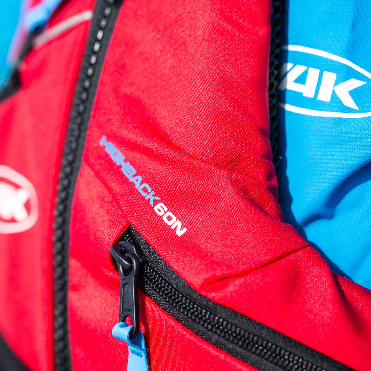 YAK High Back Buoyancy Aid 60N Red Or Navy - Watersports PFD 6 YAK High Back Buoyancy Aid 60N Red Or Navy - Watersports PFD - Image 4